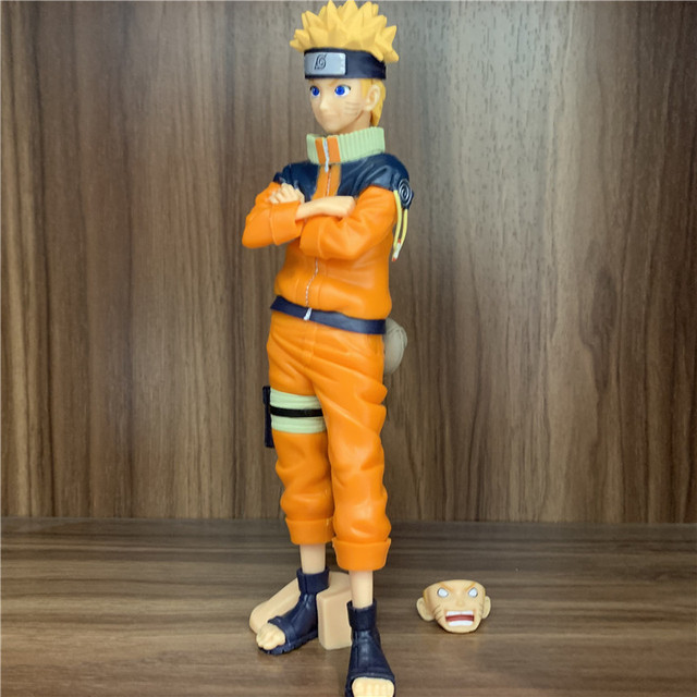 Novo anime naruto figura shippuden naruto rosto em mudança figura pvc naruto  anniversar kakashi jiraiya sasuke